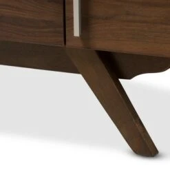 Ashfield Midcentury Modern Walnut Finished Wood TV Stand for TVs up to 55"Brown - Baxton Studio -Cheap TV Stands Store unnamed file 7906