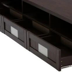 Gerhardine Wood 3 Drawer TV Stand for TVs up to 62" Dark Brown - Baxton Studio -Cheap TV Stands Store unnamed file 7915