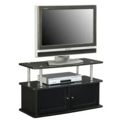 2 Cabinet TV Stand for TVs up to 36" Espresso - Breighton Home