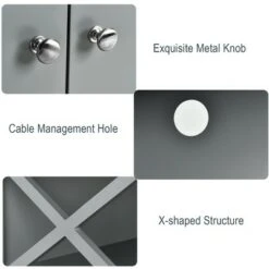 Costway Free Standing TV Cabinet Wooden Console TV Media Entertainment -Cheap TV Stands Store unnamed file 8101