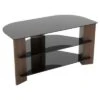 Glass Shelves TV Stand for TVs up to 42" - AVF Walnut/black -Cheap TV Stands Store unnamed file 8127