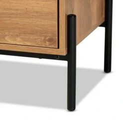 Tasman Wood and Metal 2 Door TV Stand for TVs up to 45" Natural Brown/Black - Baxton Studio 14 Tasman Wood and Metal 2 Door TV Stand for TVs up to 45" Natural Brown/Black - Baxton Studio -Cheap TV Stands Store unnamed file 8151