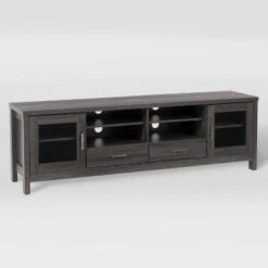 Hollywood TV Stand for TVs up to 80" Dark Gray - CorLiving