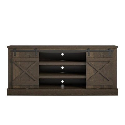 Room & Joy Marlette TV Stand for TVs up to 70" Brown Oak - Room & Joy 7 Room & Joy Marlette TV Stand for TVs up to 70" Brown Oak - Room & Joy - Image 5