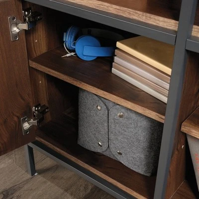 Nova Loft TV Stand for TVs up to 46" Walnut - Sauder 5 Nova Loft TV Stand for TVs up to 46" Walnut - Sauder - Image 3