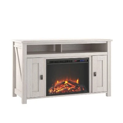 50" Brookside Electric Fireplace TV Console - Room & Joy Ivory 10 50" Brookside Electric Fireplace TV Console - Room & Joy Ivory - Image 8
