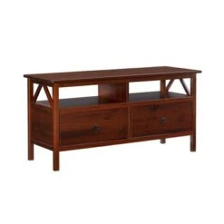 Titian Rustic TV Stand for TVs up to 40" - Linon Driftwood -Cheap TV Stands Store unnamed file 8433