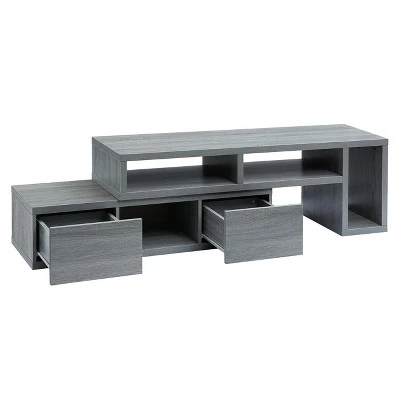 Adjustable TV Stand for TVs up to 65" Console Gray - Techni Mobili 5 Adjustable TV Stand for TVs up to 65" Console Gray - Techni Mobili - Image 3