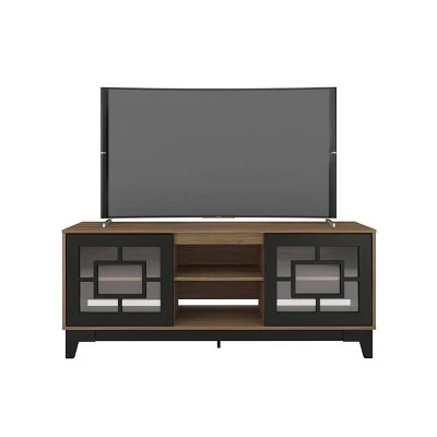 Magnolia 2 Door TV Stand for TVs up to 70" - Nexera Black/nutmeg 7 Magnolia 2 Door TV Stand for TVs up to 70" - Nexera Black/nutmeg - Image 5