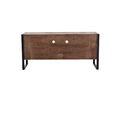 Crawford & Burke Ruffalo TV Stand for TVs up to 70" Reclaimed Brown - Crawford & Burke 12 Crawford & Burke Ruffalo TV Stand for TVs up to 70" Reclaimed Brown - Crawford & Burke - Image 10
