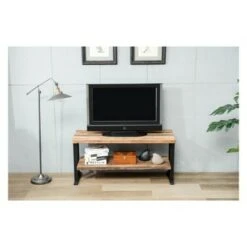 Crawford & Burke Duke 2 Shelf TV Stand for TVs up to 60" Brown - Crawford & Burke -Cheap TV Stands Store unnamed file 8937