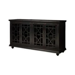 Cassandra 63" TV Stand Antique Black - Martin Svensson Home
