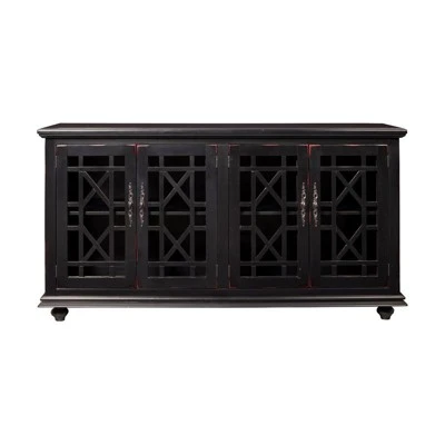 Cassandra 63" TV Stand Antique Black - Martin Svensson Home 4 Cassandra 63" TV Stand Antique Black - Martin Svensson Home - Image 2
