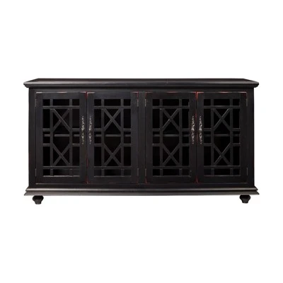 Cassandra 63" TV Stand Antique Black - Martin Svensson Home 7 Cassandra 63" TV Stand Antique Black - Martin Svensson Home - Image 5