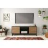 Rhapsody TV Stand for TVs up to 72" Black/Cinnamon - Nexera -Cheap TV Stands Store unnamed file 9035