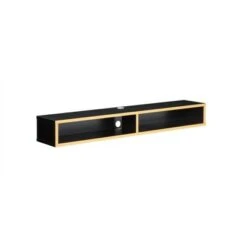 Astro Wood Wall Mounted 60" TV Stand in Black and Gold - Furniture of America -Cheap TV Stands Store unnamed file 9283