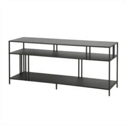 Henn& Hart 55" Black Metal TV Stand with Metal Shelves - Henn&Hart -Cheap TV Stands Store unnamed file 9325