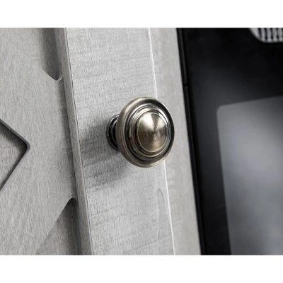 54" TV Stand for TVs up to 60" with Electric Fireplace Saw Cut Off White - Home Essentials 7 54" TV Stand for TVs up to 60" with Electric Fireplace Saw Cut Off White - Home Essentials - Image 5