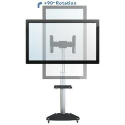 Mount-It! Mobile TV Cart. Aluminum For 37"-70" Inch TVs (MI-1875) -Cheap TV Stands Store unnamed file 9392