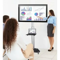 Mount-It! Mobile TV Cart. Aluminum For 37"-70" Inch TVs (MI-1875) -Cheap TV Stands Store unnamed file 9394