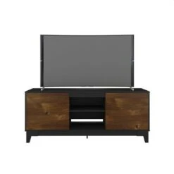 Rhapsody 2 Door TV Stand for TVs up to 70" - Nexera Black/nutmeg -Cheap TV Stands Store unnamed file 9446