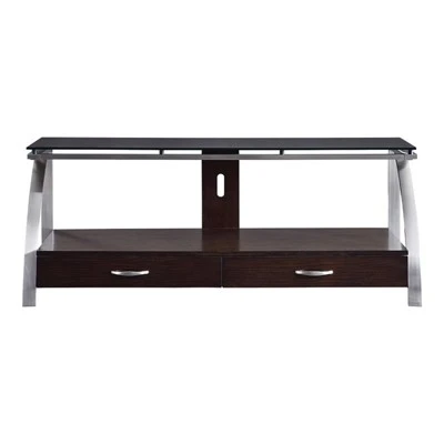 Tioga Metal TV Stand in Espresso - Lexicon 5 Tioga Metal TV Stand in Espresso - Lexicon - Image 3