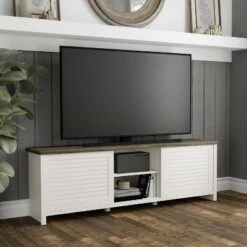 74" Handerson Wood TV Stand for TVs up to 80" - Hillsdale Furniture White/dark Oak 43 74" Handerson Wood TV Stand for TVs up to 80" - Hillsdale Furniture White/dark Oak -Cheap TV Stands Store unnamed file 9503