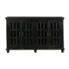 Colonnade 4 Door Media Credenza for TV's up to 74" - Treasure Trove Accents Black