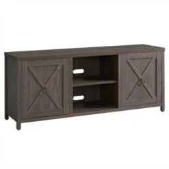 Henn& Hart 58 in. Alder Brown TV Stand - Henn&Hart