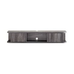 Edwige Floating Console TV Stand for TVs up to 60" Distressed Gray - miBasics