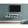 Asymmetrical Wall Mounted Console TV Stand for TVs up to 60" White - Martin Furniture 2 Asymmetrical Wall Mounted Console TV Stand for TVs up to 60" White - Martin Furniture -Cheap TV Stands Store unnamed file 9878