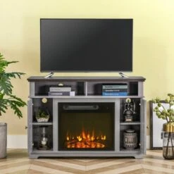 48" TV Stand for TVs up to 55" with Electric Fireplace Gray - Home Essentials 14 48" TV Stand for TVs up to 55" with Electric Fireplace Gray - Home Essentials -Cheap TV Stands Store unnamed file 989