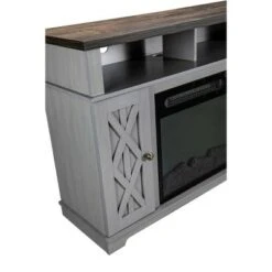 48" TV Stand for TVs up to 55" with Electric Fireplace Gray - Home Essentials 16 48" TV Stand for TVs up to 55" with Electric Fireplace Gray - Home Essentials -Cheap TV Stands Store unnamed file 991