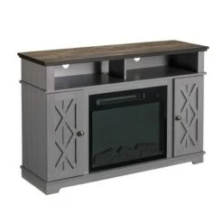 48" TV Stand for TVs up to 55" with Electric Fireplace Gray - Home Essentials 20 48" TV Stand for TVs up to 55" with Electric Fireplace Gray - Home Essentials -Cheap TV Stands Store unnamed file 995
