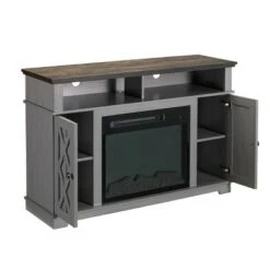 48" TV Stand for TVs up to 55" with Electric Fireplace Gray - Home Essentials 21 48" TV Stand for TVs up to 55" with Electric Fireplace Gray - Home Essentials -Cheap TV Stands Store unnamed file 996